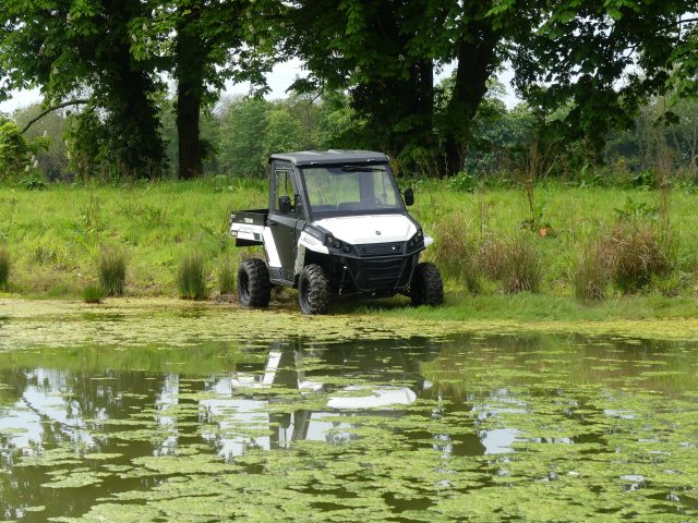 Electric Wheels Corvus EX4 on the Edge of a pond